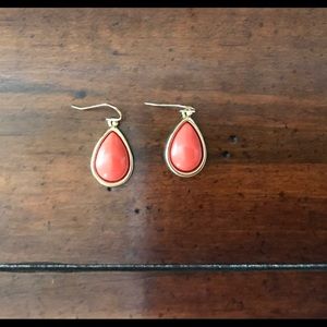 Coral earrings